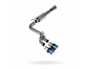 Milltek Race Cat-Back w/ Burnt/Blue Tips Tips Dual Side Exit Ford F150 Single Cab 5.0 V8 2021+ SSXFD556