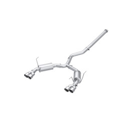 MBRP 2022+ Subaru WRX 3in Cat-Back Dual Split Rear Quad Tips Street Profile Exhaust mbrpS4807304