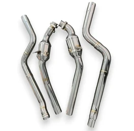 German Car Accessories 2006-2013 Mercedes S600 Downpipes | W221