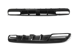 German Car Accessories 2015-2023 Mercedes-Benz C-Class/C63 AMG FD Style Carbon Fiber Rear Diffuser with Brake Light | W205 Sedan