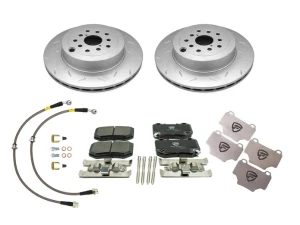 FactionFab Full Brake Kit Combo Rear - 2018-2021 STI / 2022-2026 WRX w/Brembo FFA4.10119.1-KIT