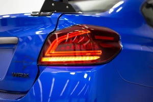 OLM Spec CR Tail Lights (Red Lens, Black Base) - 2015-2021 Subaru WRX & STI OLMA.70038.3