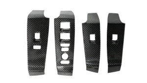 OLM LE Carbon Fiber Window Switch Panel Covers (Set of 4) - 2022+ FL Honda Civic / FL5 Type R OLMC.19013.1