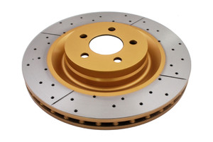 DBA 08-15 Dodge Challenger SRT-8 Front Drilled & Slotted Street Series Rotor dbaDBA2444X