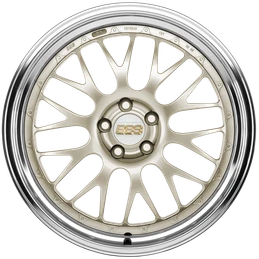 BBS RT88 19x8.5 5x120 ET28.5 White Gold Wheel (BMW) bbsRT88-001WG