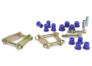 SuperPro 05-15 Toyota Hilux 4WD Greasable Shackle and Bushing Kit - sprKIT096SK