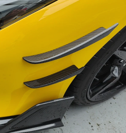 Phoenyx Design Ferrari F8 Tributo | Carbon Fiber Front Bumper Canards