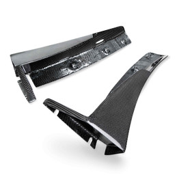 Anderson Composites Carbon Fiber Front Bumper Canards For 2015-2019 Chevrolet Corvette C7 Z06 AC-FL14CHC7-Z6XC