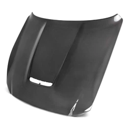 Anderson Composites Double Sided Carbon Fiber Hood For 2015-2020 Ford Mustang Shelby GT350 & GT350R AC-HD15FDMU350-OE-DS