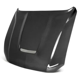 Anderson Composites Type-GR (GT350 Style) Double Sided Carbon Fiber Hood For 2018-2023 Ford Mustang AC-HD18FDMU-GR-DS