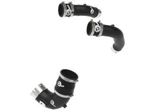 BladeRunner Aluminum Hot and Cold Charge Pipe Kit Black  afe46-20794-B