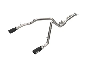 aFe Vulcan Series 3 IN 304 Stainless Steel Cat-Back Exhaust System w/ Black Tips for RAM 1500 25-26 L6-3.0L (tt) afe49-32088-1B