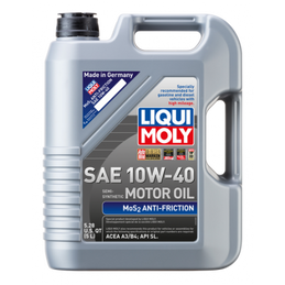 LIQUI MOLY 5L MoS2 Anti-Friction Motor Oil 10W-40 LIQUI MOLY 5L MoS2 Anti-Friction Motor Oil 10W-40