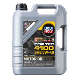 LIQUI MOLY 5L Top Tec 4100 Motor Oil 5W-40 LIQUI MOLY 5L Top Tec 4100 Motor Oil 5W-40