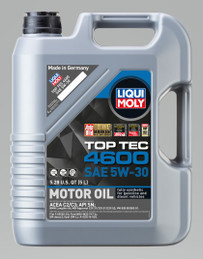 LIQUI MOLY 5L Top Tec 4600 Motor Oil 5W-30 LIQUI MOLY 5L Top Tec 4600 Motor Oil 5W-30