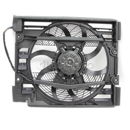 BMW Auxiliary Fan Assembly - Nissens 64546988913