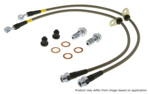 StopTech 2015 VW Golf (MK7) Front Stainless Steel Brake Line Kit sto950.33026