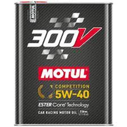 Motul 2L Synthetic-ester Racing Oil 300V COMPETITION 5W40 10x2L mot110817 (Comes in Case of 10 Units)