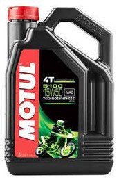 Motul 4L Synthetic-Ester Racing Oil 7100 4T 15W50 mot104299 (Comes in Case of 4 Units)