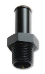 Vibrant 1/16in NPT to 1/4in Barb Straight Fitting - Aluminum vib11642F