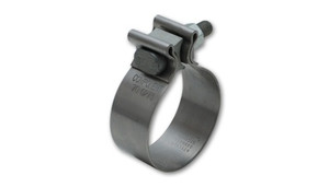 Vibrant SS Accuseal Exhaust Seal Clamp for 2.75in OD Tubing (1in wide band) vib1169