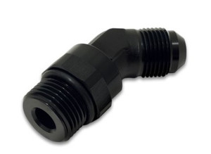 Vibrant -8AN Male to Male -10AN Straight Cut 45 Degree Adapter Fitting - Anodized Black vib16945 Vibrant -8AN Male to Male -10AN Straight Cut 45 Degree Adapter Fitting - Anodized Black vib16945