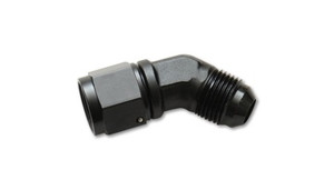 Vibrant -10AN Female to -10AN Male 45 Degree Swivel Adapter Fitting vib10774 Vibrant -10AN Female to -10AN Male 45 Degree Swivel Adapter Fitting vib10774