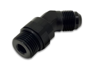Vibrant -12AN Male to Male -12AN Straight Cut 45 Degree Adapter Fitting - Anodized Black vib16950 Vibrant -12AN Male to Male -12AN Straight Cut 45 Degree Adapter Fitting - Anodized Black vib16950