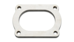 Vibrant T304 SS 4 Bolt Flange for 3in O.D. Oval tubing vib13175S