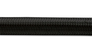Vibrant -12 AN Black Nylon Braided Flex Hose (5 foot roll) vib11992