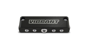 Vibrant Aluminum Vacuum Manifold (new design) - Black vib2691