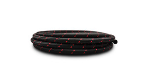 Vibrant -4 AN Black Nylon Braided Flex Hose (20 foot roll) vib11974