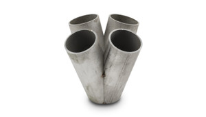 Vibrant 4 into 1 SS Turbo Mani Collector for GT28/30/35 in Flange 48mm Pipe OD 4.5in tall 58mm out vib2457