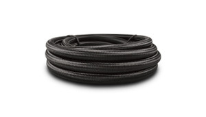 Vibrant -16 AN Black Nylon Braided Flex Hose .89in ID (50 foot roll) vib12003