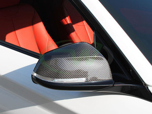 RW Carbon BMW F22/F30/F32 M Styled Carbon Fiber Mirror Caps