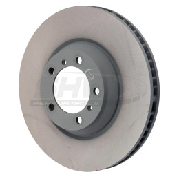 SHW 17-20 Porsche Panamera 4 3.0L w/Black Calipers w/o Ceramic Brakes Right Front Smooth MB Rotor shwPFR39736