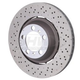 SHW 18-19 Porsche 911 GT3 4.0L w/o Ceramic Brakes Left Rear Drilled-Dimpled Lightweight Brake Rotor shwPRL41587 SHW 18-19 Porsche 911 GT3 4.0L w/o Ceramic Brakes Left Rear Drilled-Dimpled Lightweight Brake Rotor shwPRL41587