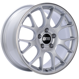 BBS CH-R 19x8.5 5x112 ET32 Brilliant Silver Polished Rim Protector Wheel -82mm PFS/Clip Required bbsCH126SPO