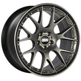BBS CH-RII 20x9 5x130 ET48 CB71.6 Satin Platinum Center Black Lip Stainless Rim Protector Wheel bbsCH658PBPO