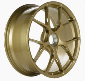 BBS FI-R 20x9.5 ET50 Centerlock Gold Wheel (Porsche GT2RS/GT3RD Front) bbsFI142GL