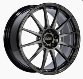 BBS FS 19x8.5 5x112 ET42 Diamond Black Wheel -82mm PFS/Clip Required bbsFS001DBK