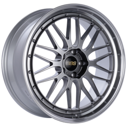 BBS LM 18x9 5x114.3 ET25 Diamond Black Center Diamond Cut Lip Wheel - 82mm PFS Required bbsLM194DBPK