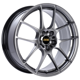 BBS RF 18x8 5x112 ET45 Diamond Black Wheel -82mm PFS/Clip Required bbsRF516DBK
