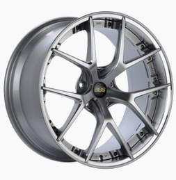 BBS RI-S 20x10 5x120 ET34 Diamond Silver Center / Diamond Cut Lip Wheel -82mm PFS/Clip Required bbsRIS002DSPK