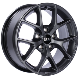 BBS SR 16x7 5x112 ET48 Satin Grey Wheel -82mm PFS/Clip Required bbsSR011SG