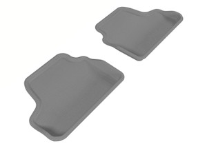 3D MAXpider 2007-2013 BMW 3 Series E93 Kagu 2nd Row Floormats - Gray aceL1BM02421501