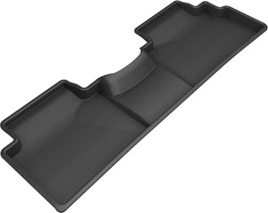 3D MAXpider 2020 Kia Soul Kagu 2nd Row Floormats - Black aceL1KA05021509