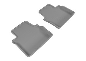 3D MAXpider 2014-2019 Cadillac CTS Kagu 2nd Row Floormats - Gray aceL1CD01021501