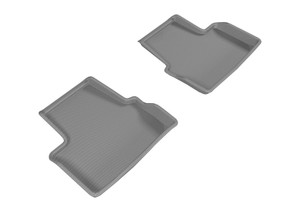 3D MAXpider 2016-2019 Chevrolet Volt Kagu 2nd Row Floormats - Gray aceL1CH07921501