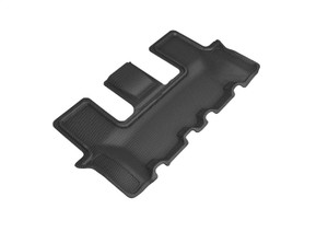 3D MAXpider 2021 Kia Sorento 7-Seat Kagu 3rd Row Floormats - Black aceL1KA06231509